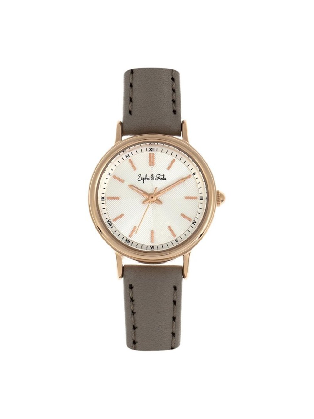 NWT Sophie And Freda Berlin Quartz Silver Dial Ladies Watch